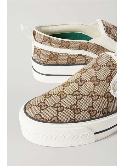 gucci brooklyn slip on sneakers|Gucci 1977 slip on sneakers.